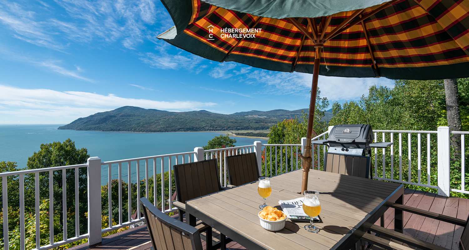 CEL-5 - Résidence chaleureuse avec vue spectaculaire sur le St-Laurent